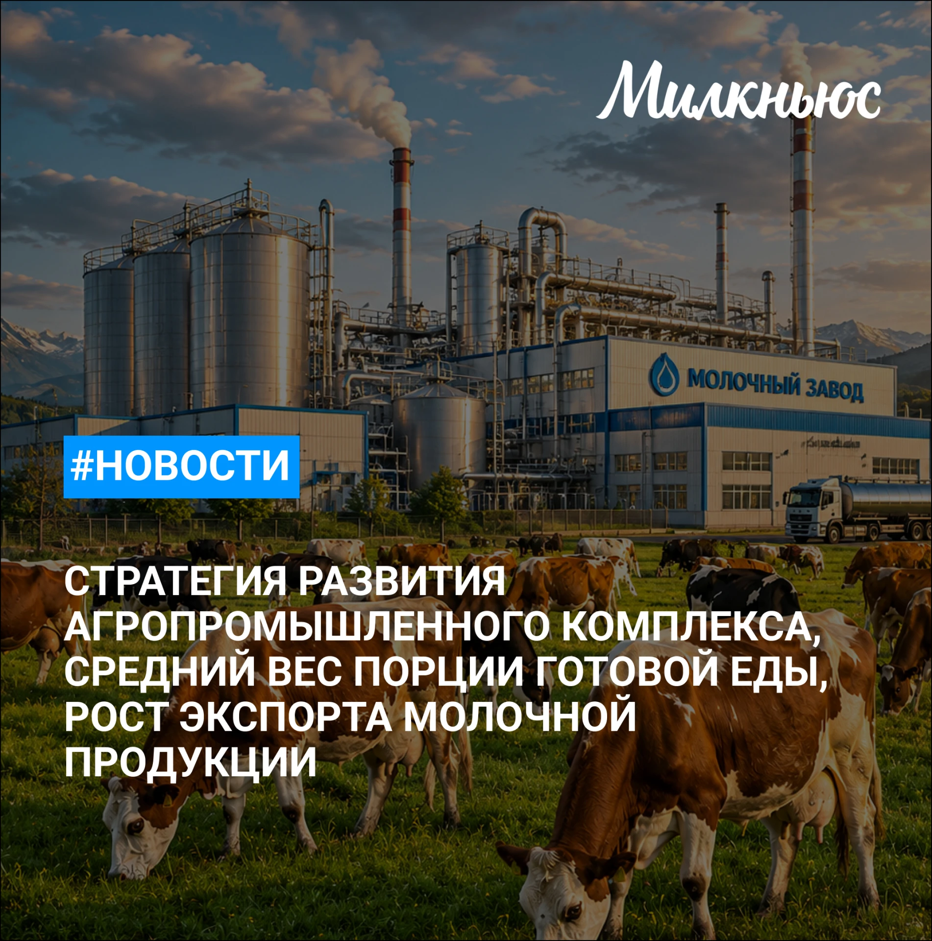 🐮 Правительство изменило стратегию развития агропромышленного комплекса
