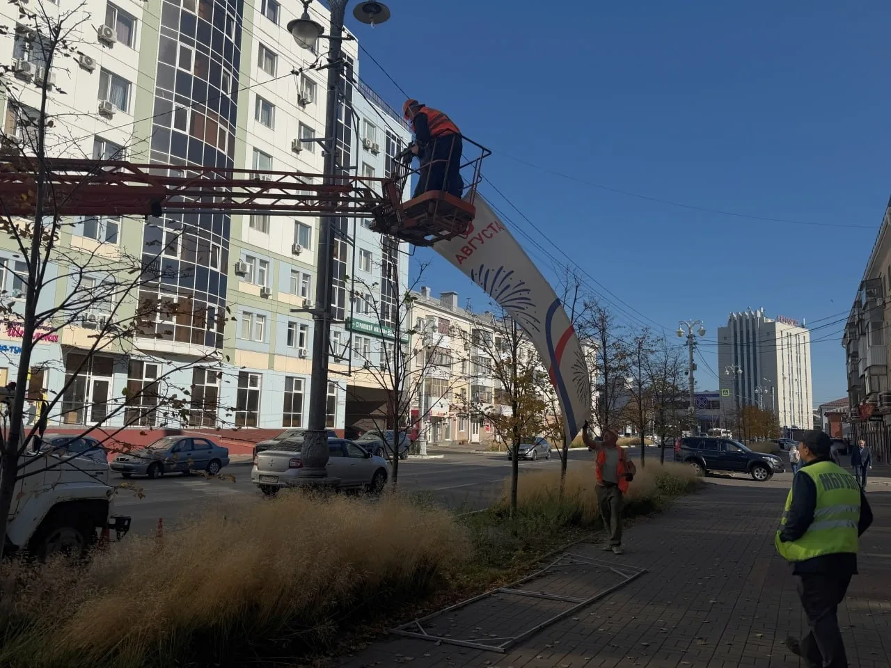 Белгород готовят к зиме и новогодним праздникам