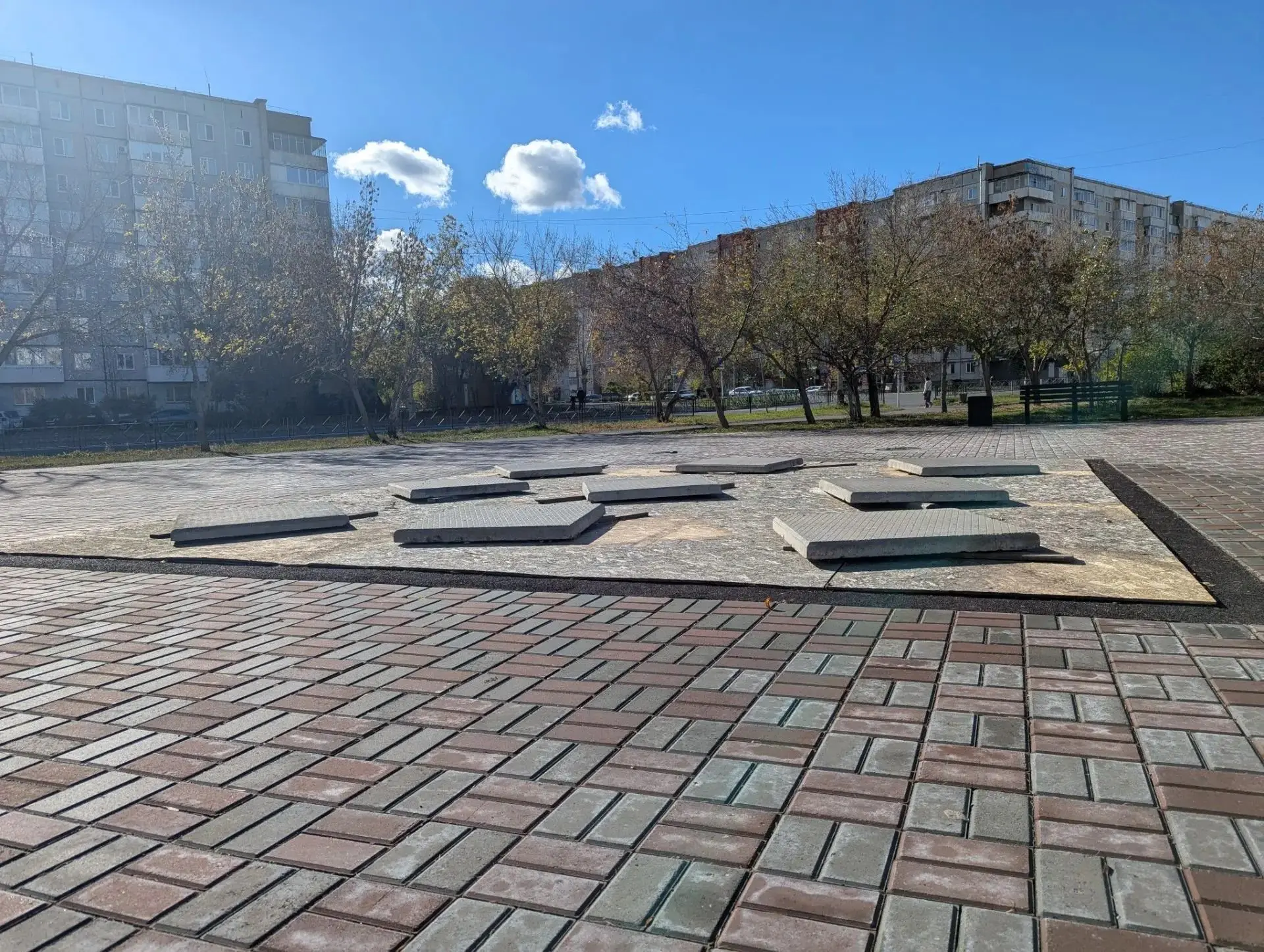 Саяногорский фонтан «залёг в спячку».