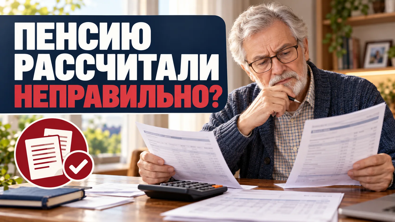 🧾 ПЕНСИЮ РАССЧИТАЛИ НЕПРАВИЛЬНО: ПОРЯДОК ДЕЙСТВИЙ