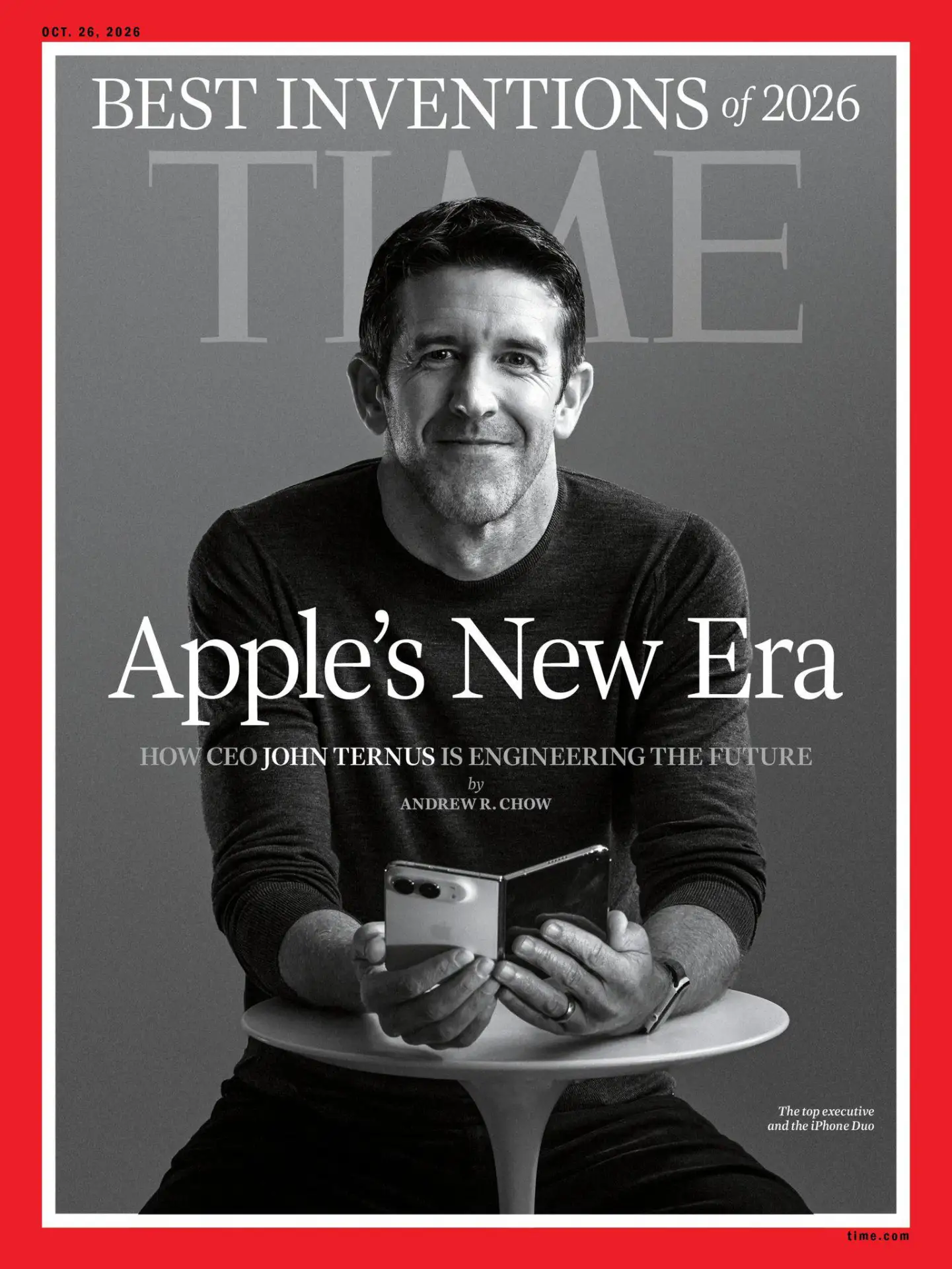 CEO Apple Джон Тернус на обложке TIME с заголовком «Новая эра Apple»!