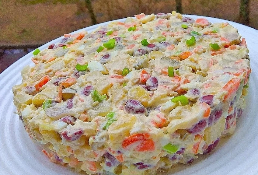 НЕЖНЫЙ ФАСОЛЕВЫЙ САЛАТИК