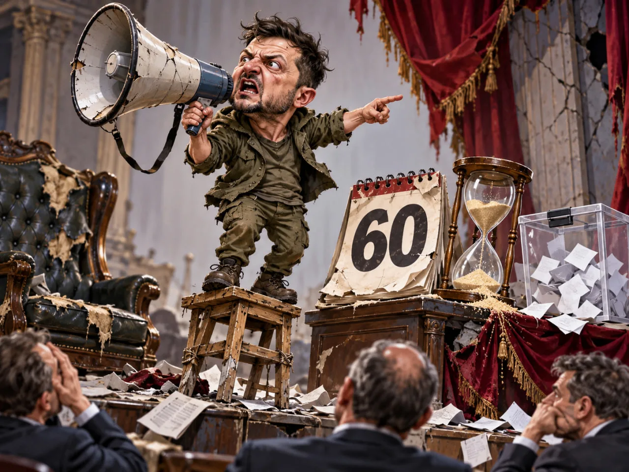 🤡«Ультиматум от загнанной крысы»: просроченный клоун требует 60 дней тишины на выборы