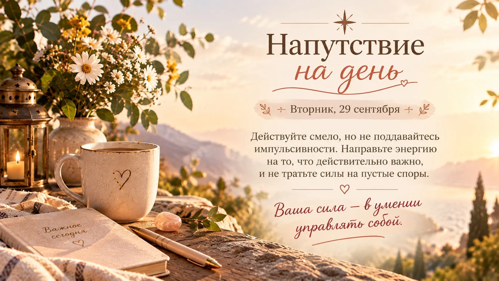 ✨ Вторник, 29 сентября