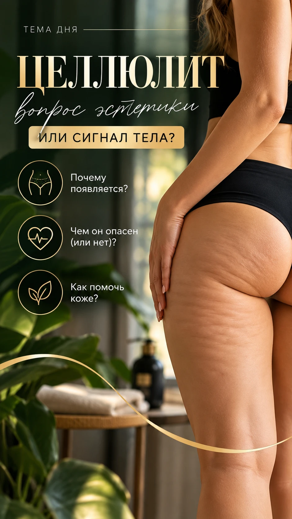 ⚠️ Целлюлит — это опасно или нет?