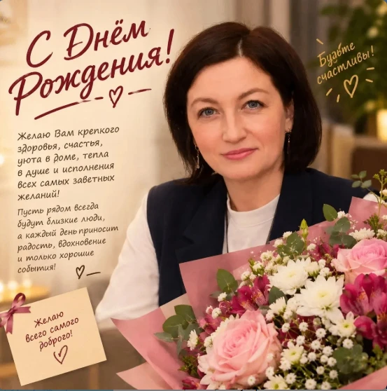Поздравляем с Днём рождения Наталью Александровну Корзун!🎉