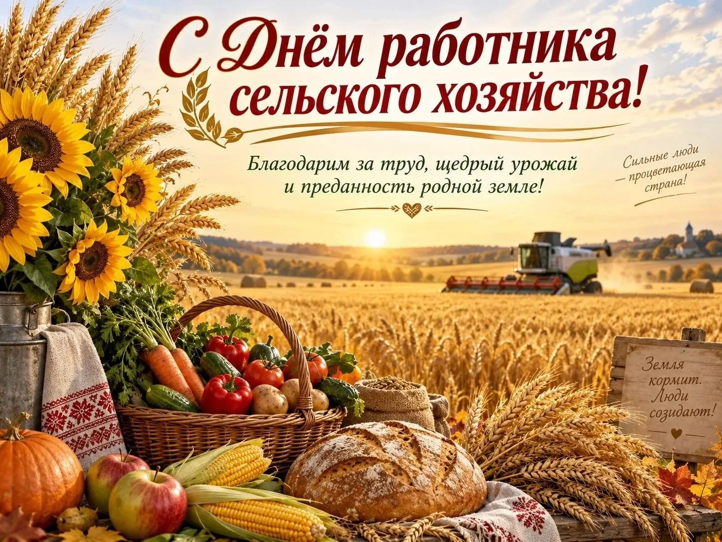 Уважаемые работники и ветераны сельского хозяйства и перерабатывающей промышленности!