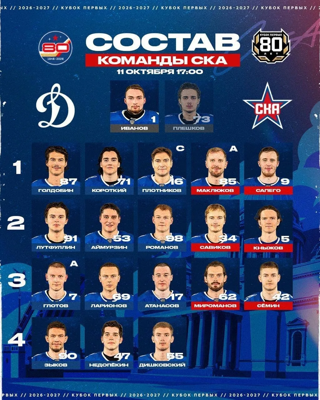 СКА поставило в основу Игоря Ларионова II, чтобы помочь Динамо прервать свою затянувшую...