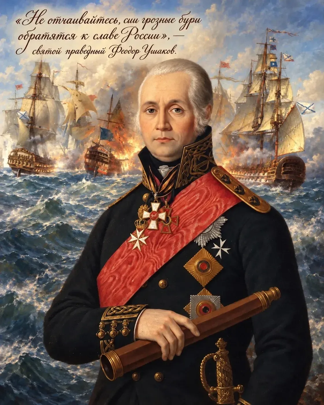 ⚓ Святой Феодор Ушаков: непобедимый на море, смиренный перед Богом