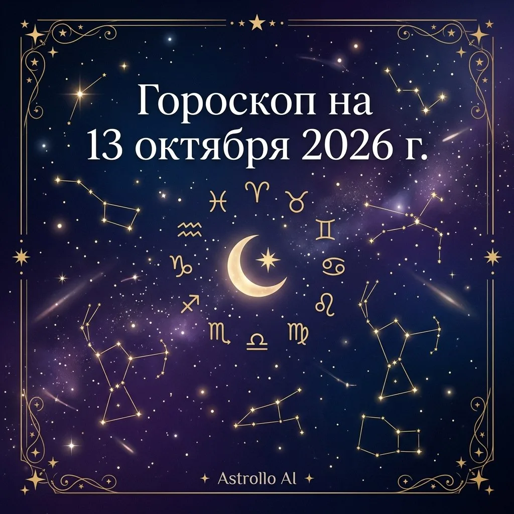 🔮 Гороскоп на 13 октября 2026 г.