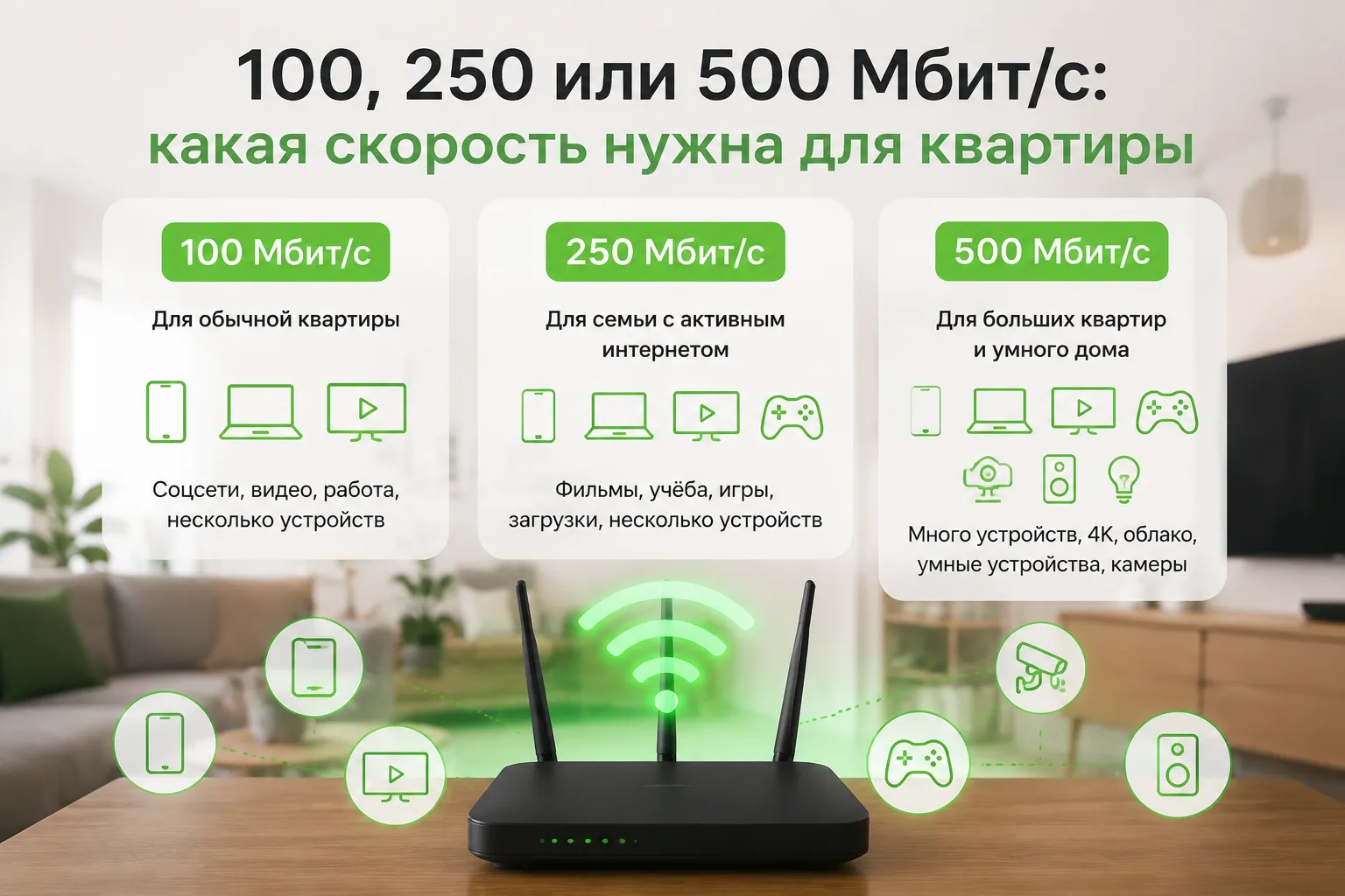 Домашний интернет со скоростью не менее 1 Гбит/с хотят сделать обязательным в каждой кв...