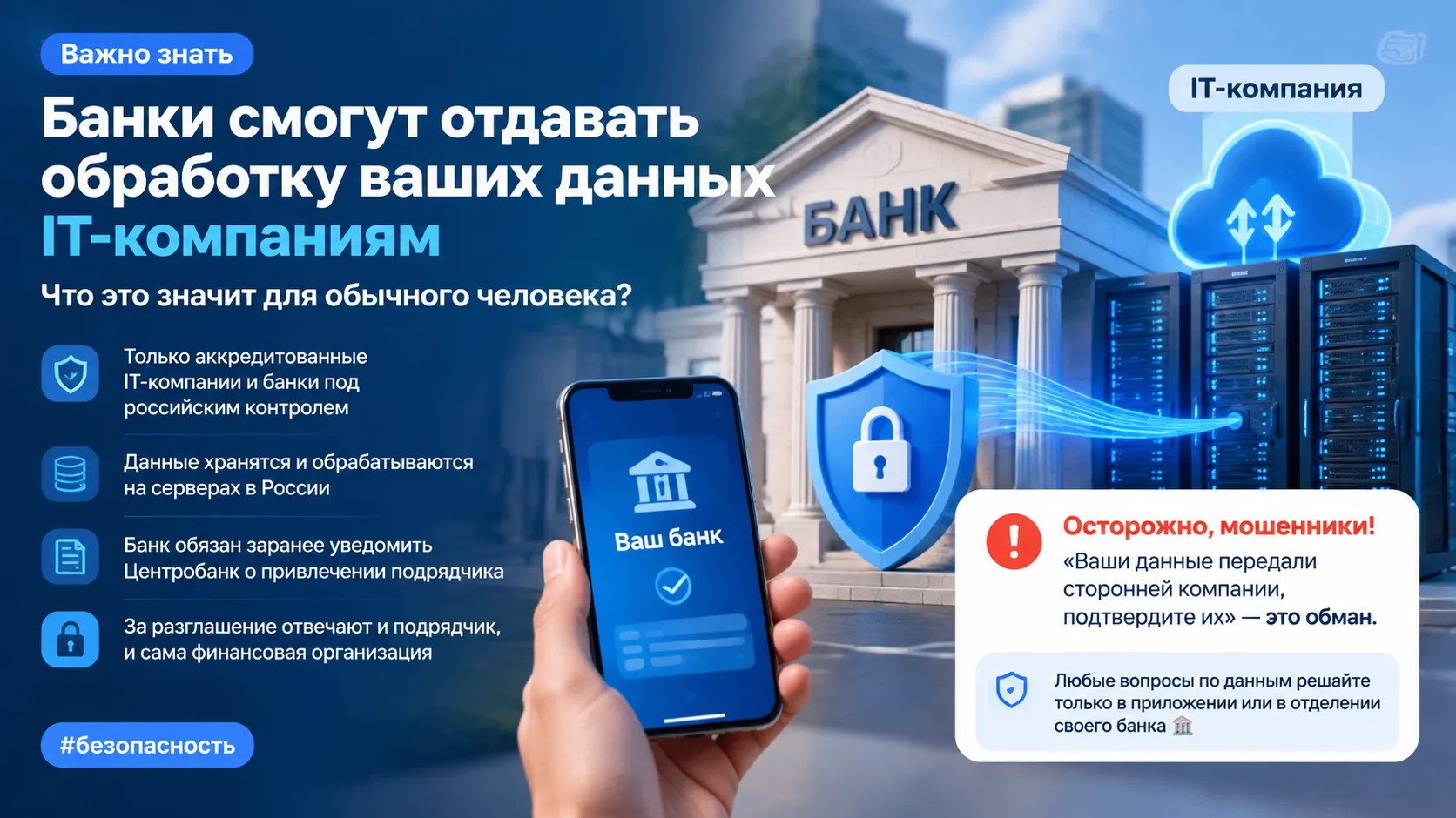 Банки смогут отдавать обработку ваших данных IT-компаниям. Что это значит для обычного ...