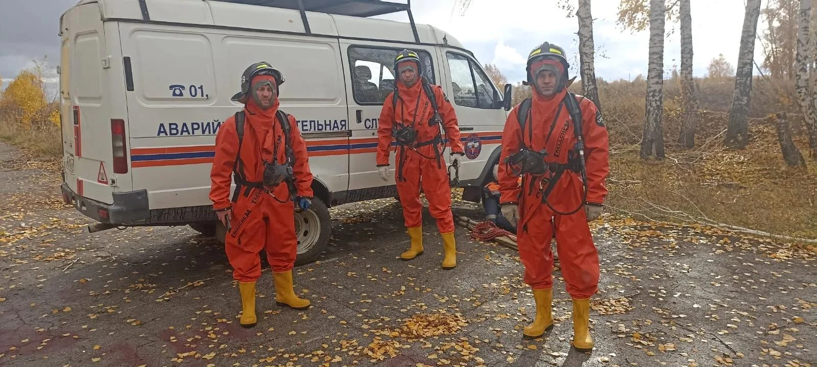 ☣️ В очаге биологического заражения: спасатели ПСС НСО отработали действия в экстремаль...