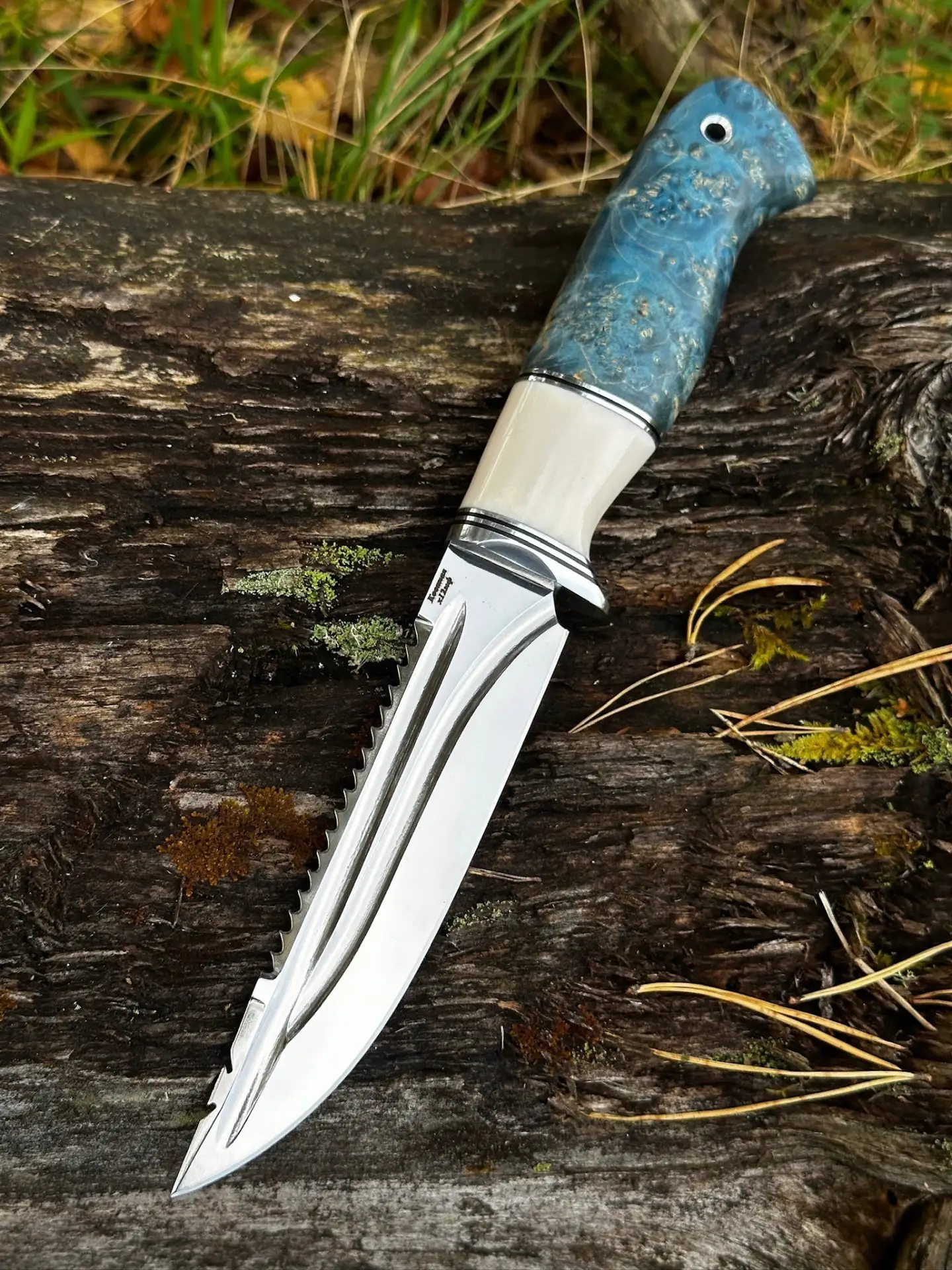 ⚔️ Шикарный рыбацкий нож «Судак» из кованой стали Х12МФ.