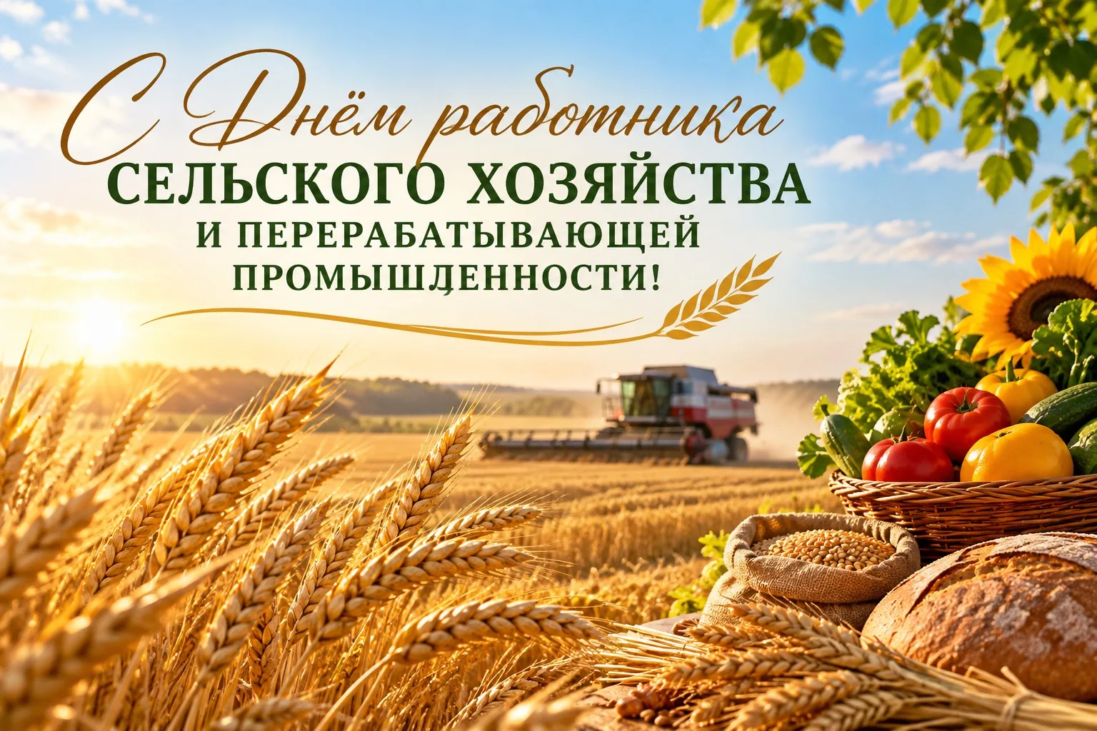 🌾 С Днём работника сельского хозяйства и перерабатывающей промышленности!
