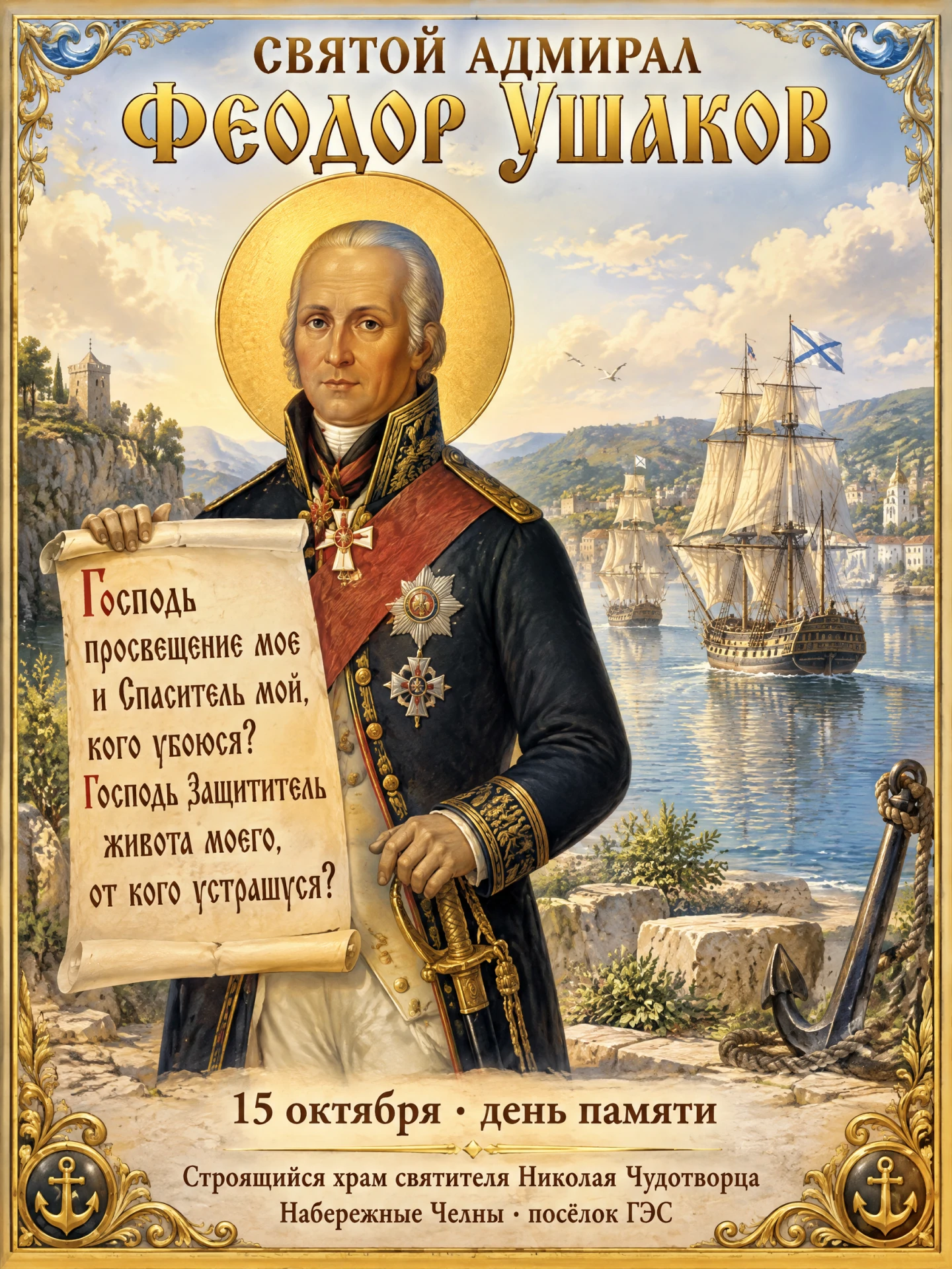☦️ СВЯТОЙ АДМИРАЛ ФЕОДОР УШАКОВ ☦️