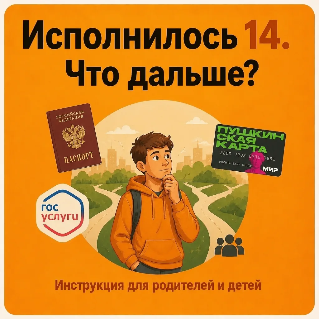 ❗ Исполнилось 14. Что дальше?