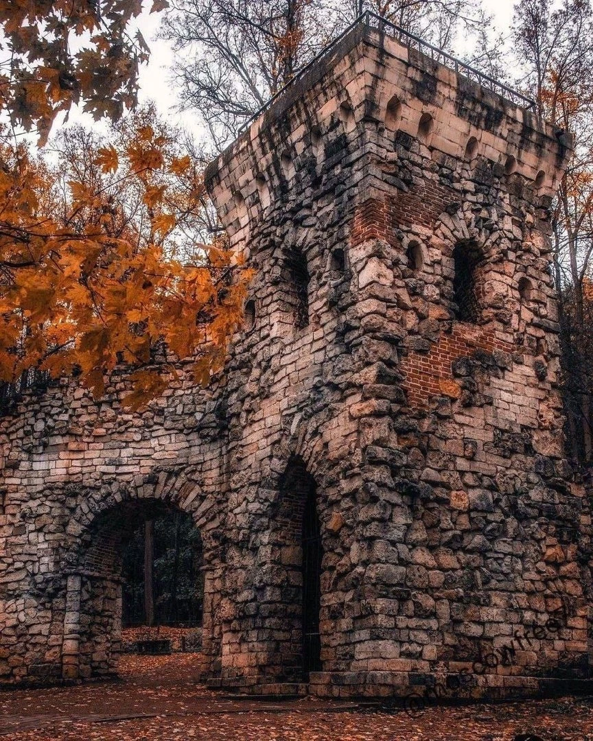 Башня-руина в музее-заповеднике Царицыно 🍁🍂