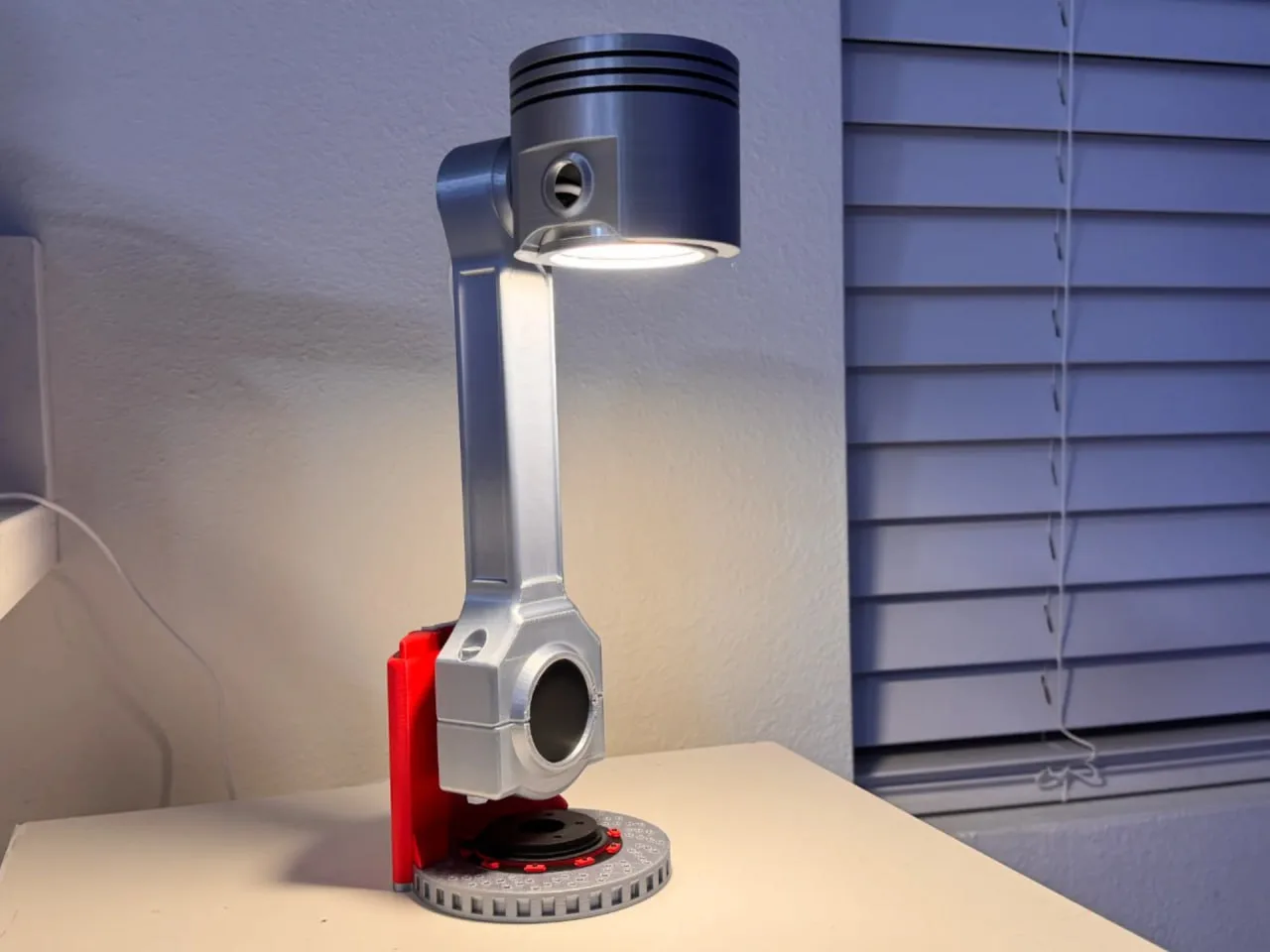 Сила света, поршневая лампа двигателя для сборки kit набора Bambu Lamp MH001