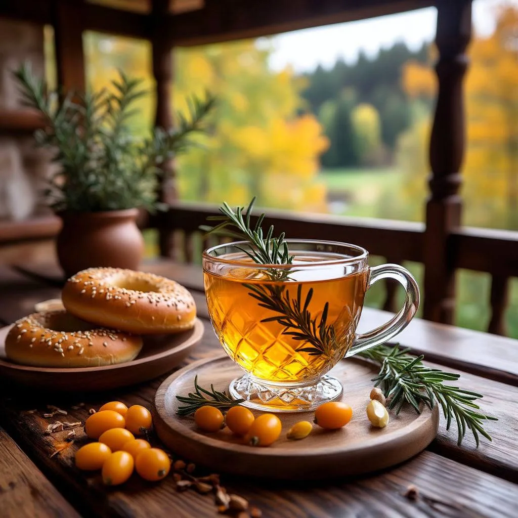 Облепиха с розмарином и мёдом — витаминный заряд в кружке 🍯🌱🍂