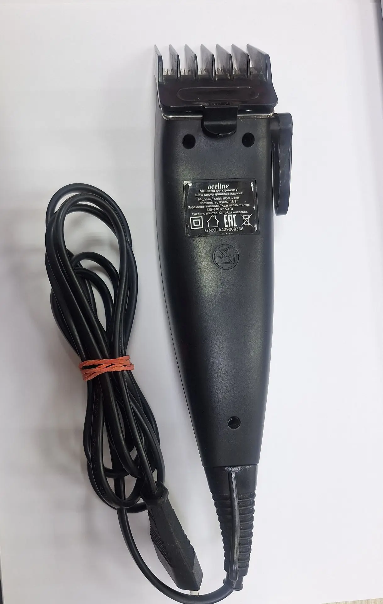 Машинка для стрижки волос Aceline HC-0321RB