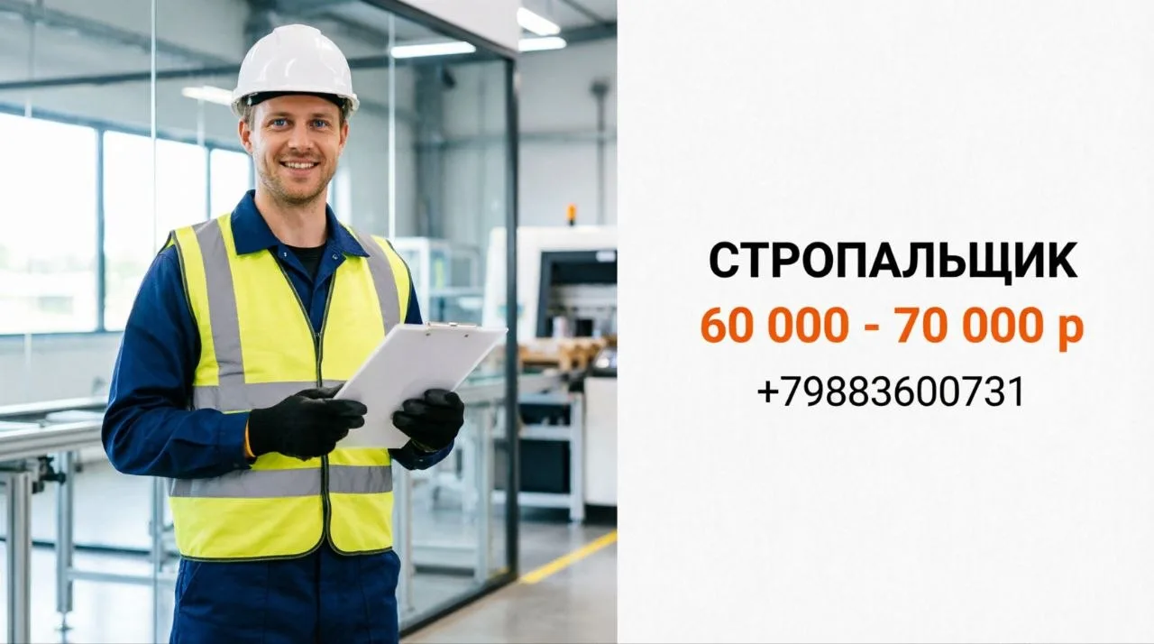 СТРОПАЛЬЩИК | 60 000 - 70 000 р