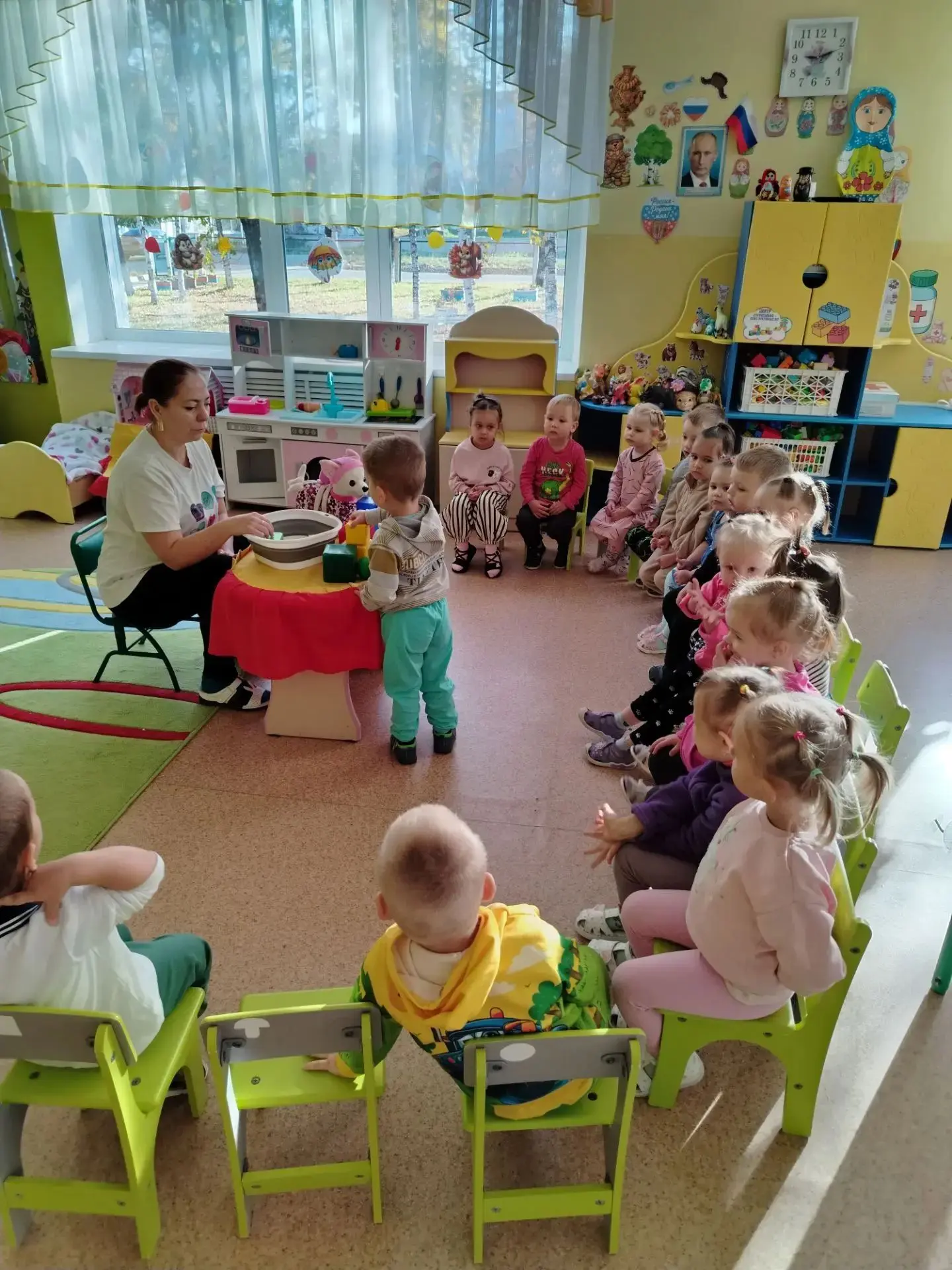 🔬 Математические игры для малышей! 👶Воспитанники первой младшей группы учились называ...