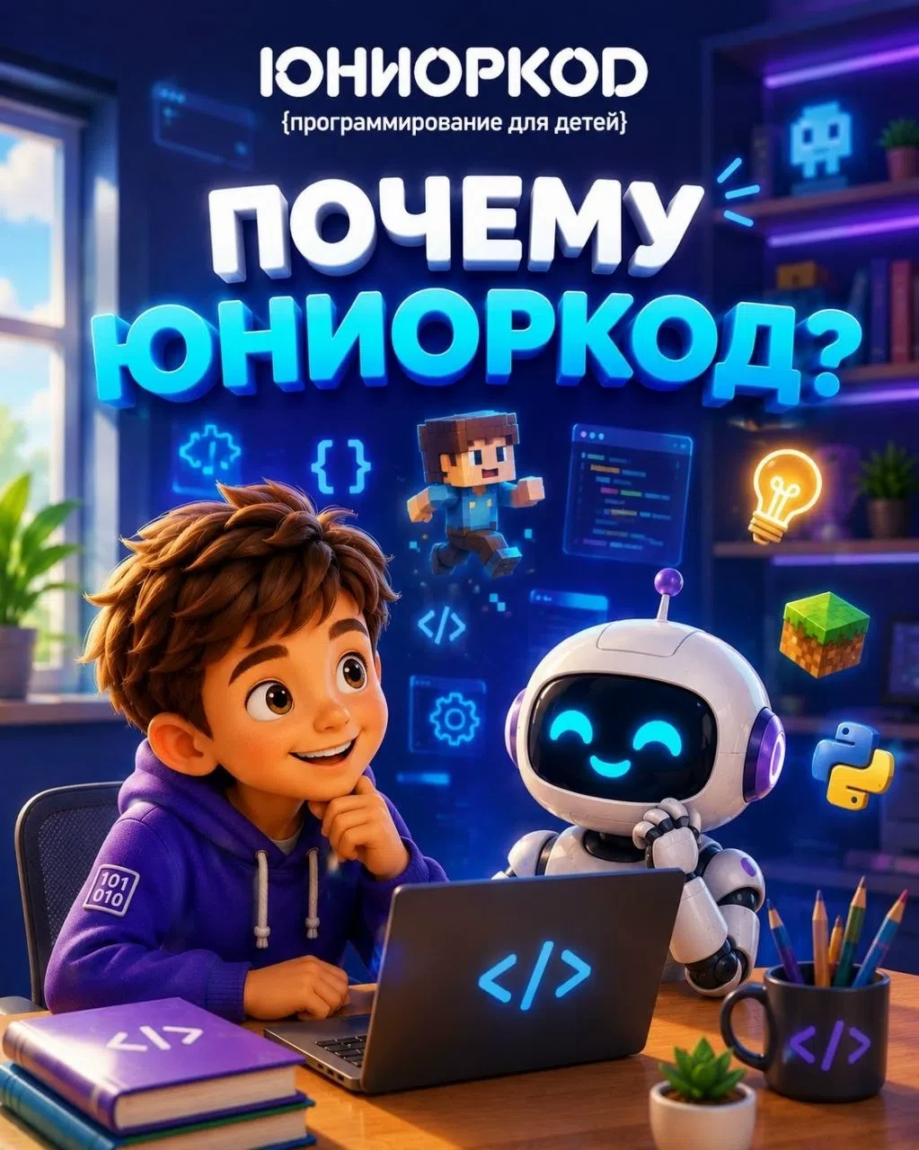 «А что ваш ребёнок делает за компьютером?» — этот вопрос отпадёт, когда ваш ребёнок при...