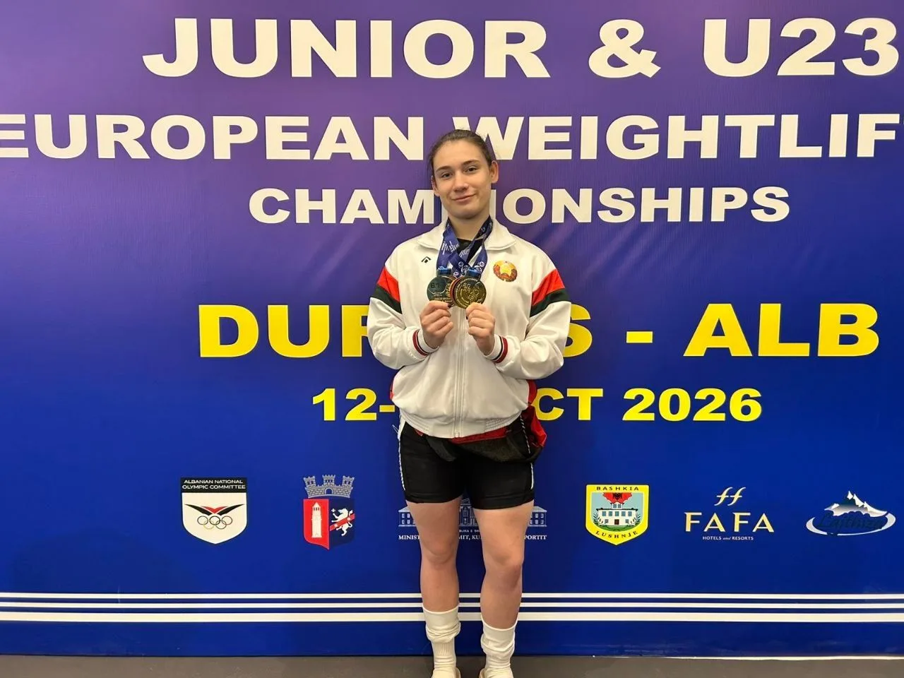 🥇Ольга Галынская выиграла две золотые медали юниорского чемпионата Европы по тяжёлой а...