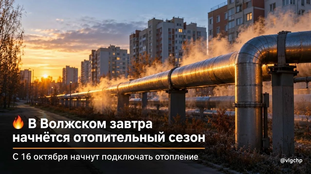 🔥 В Волжском завтра начнётся отопительный сезон