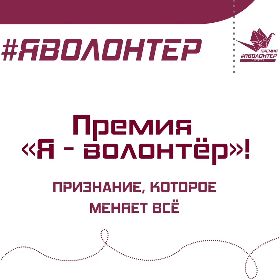 «Я – волонтёр»: десять лет добрых дел