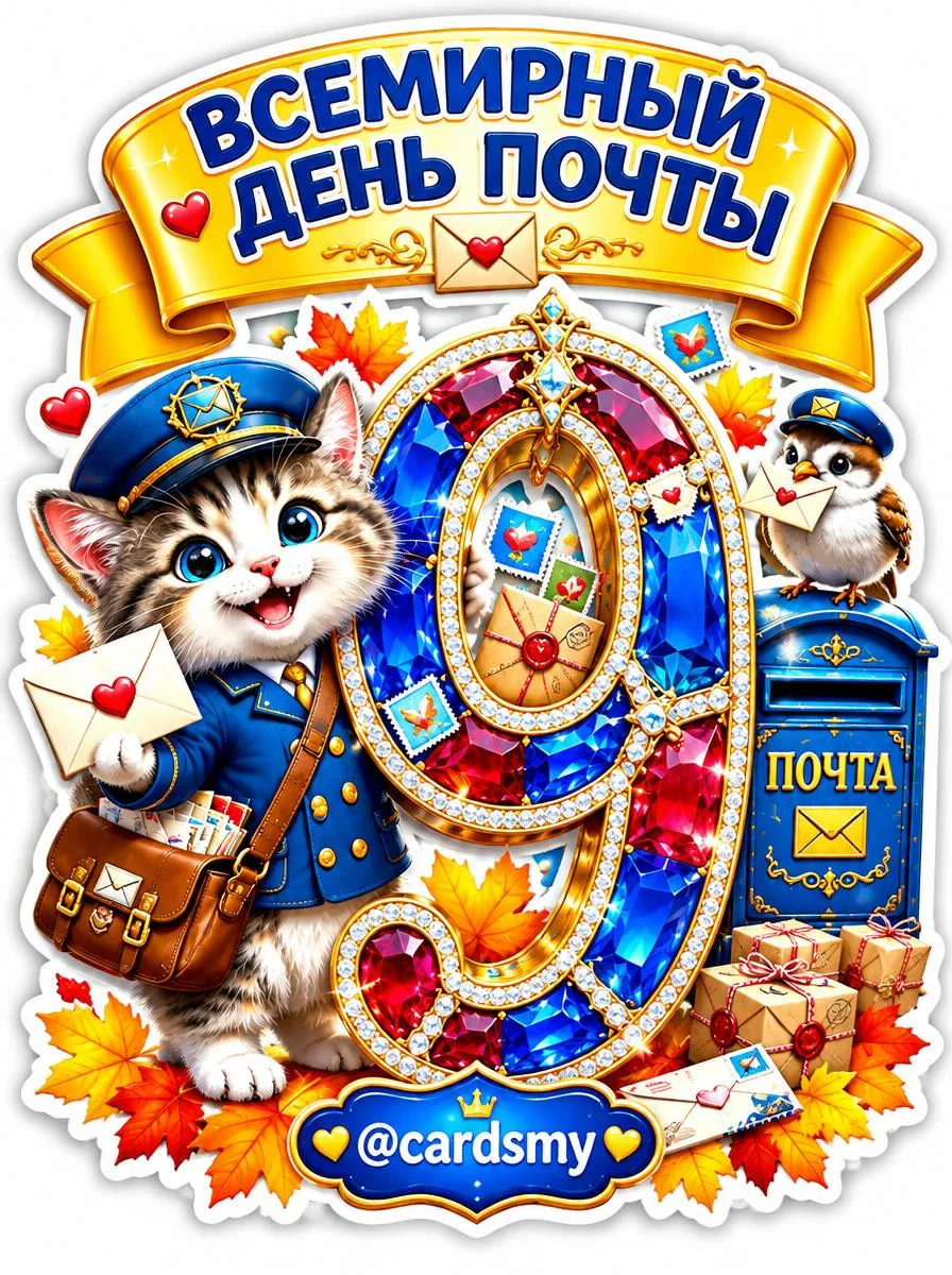 С всемирным днём почты!
