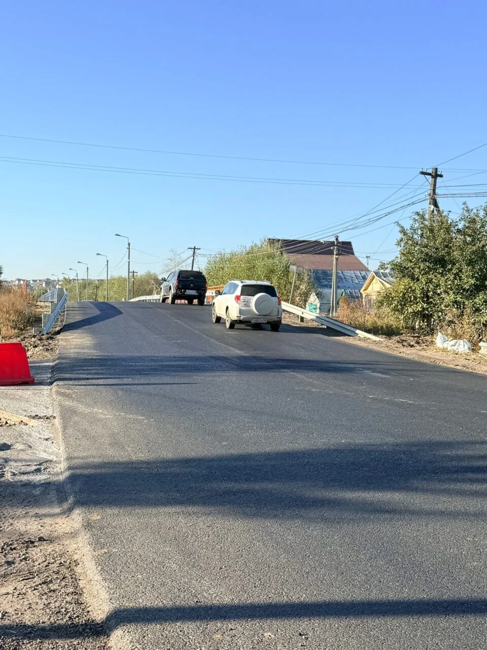 В Бессоновке открыто движение по обновленному мосту