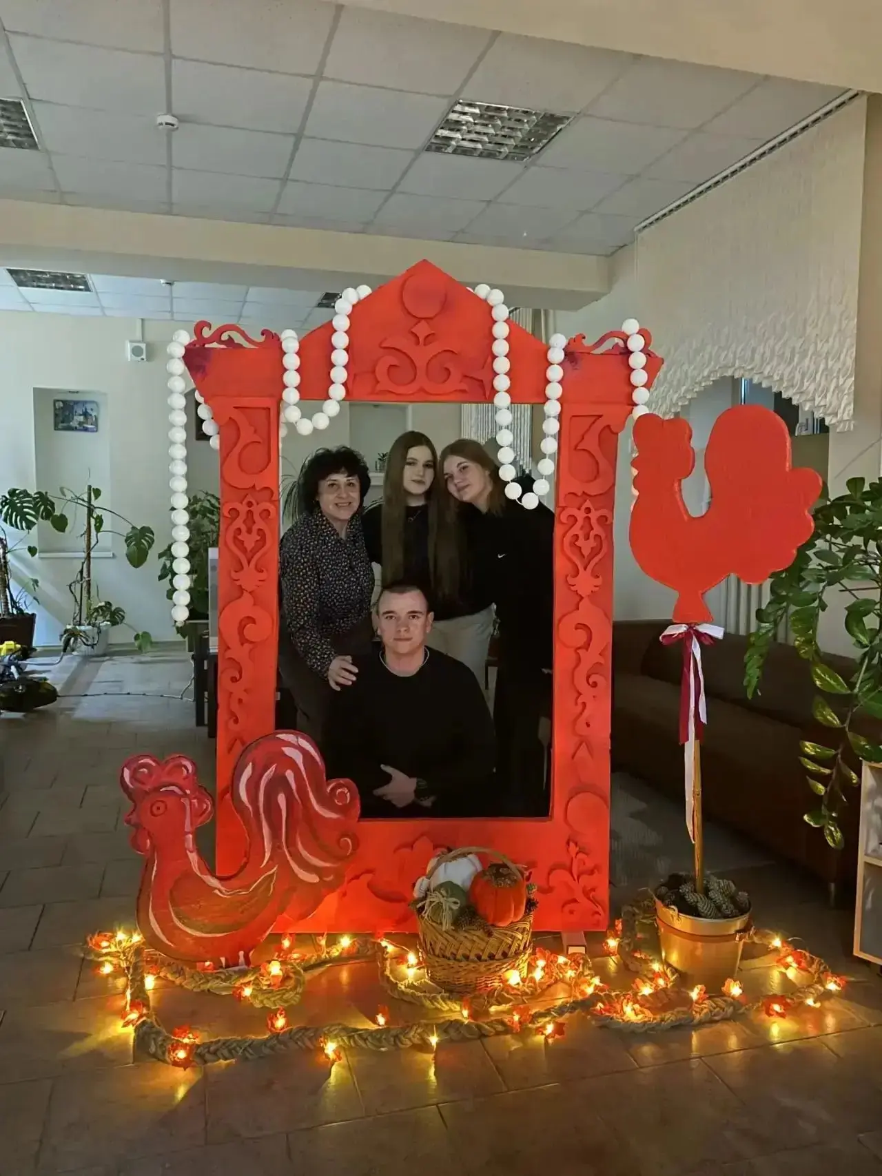 🍂 Осенняя фотозона в общежитии № 1 Донского ГАУ! 🍂