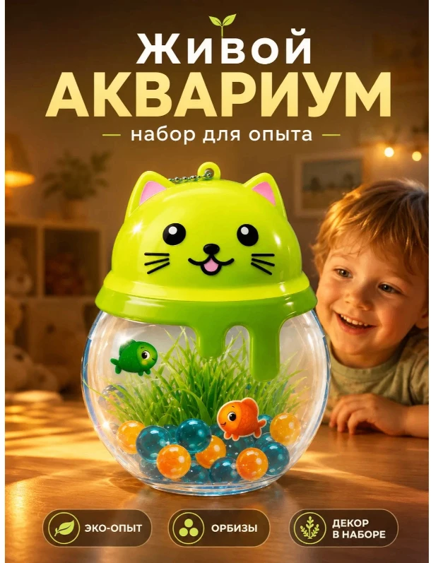 Набор для выращивания растений "Живой сад: Кошечка" / Подарки на новый год 2027