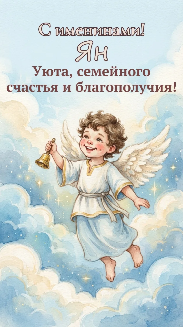 🤍 9 октября — Ян, пусть ангел хранит!