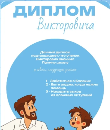Спасибо, папа: волонтеры 6-7 классов запустили трогательный флешмоб ко Дню отца