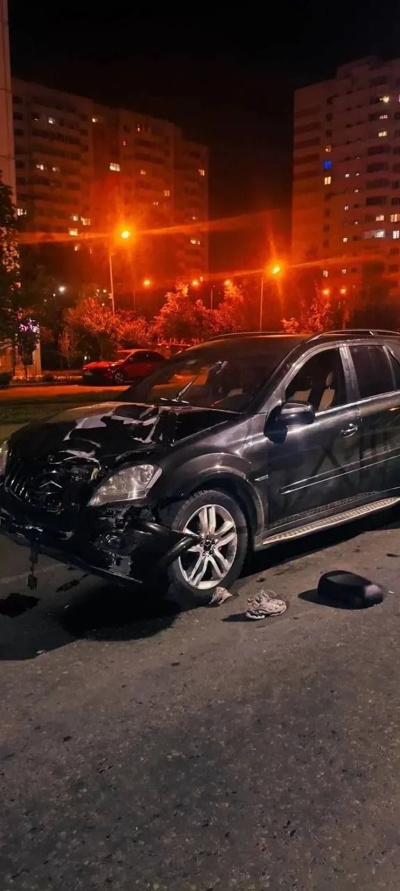 Жесткое ДТП на ул.Черкасской этой ночью .