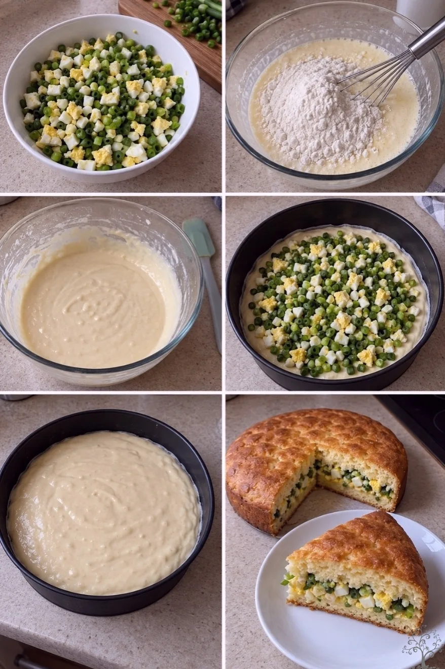 🥧 Пирог с луком и яйцом — просто и по-домашнему!