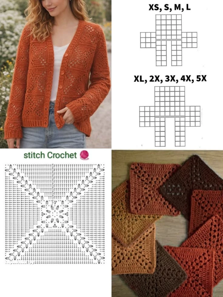 Идея из квадратов 🧶