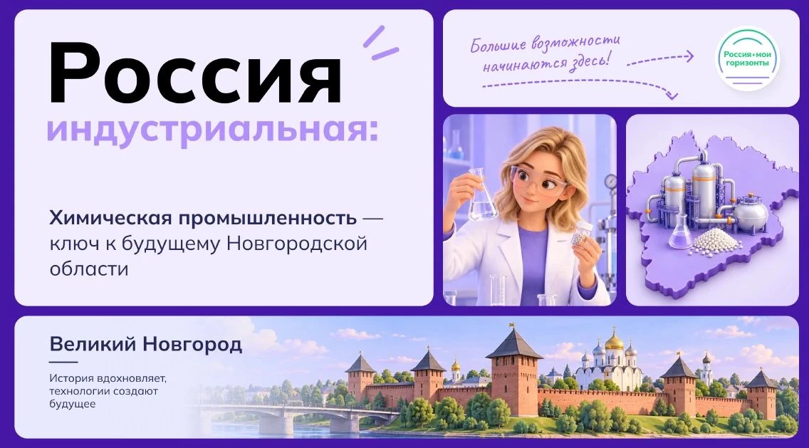 📌 Россия  индустриальная: Химическая промышленность - ключ к будущему Новгородской обл...