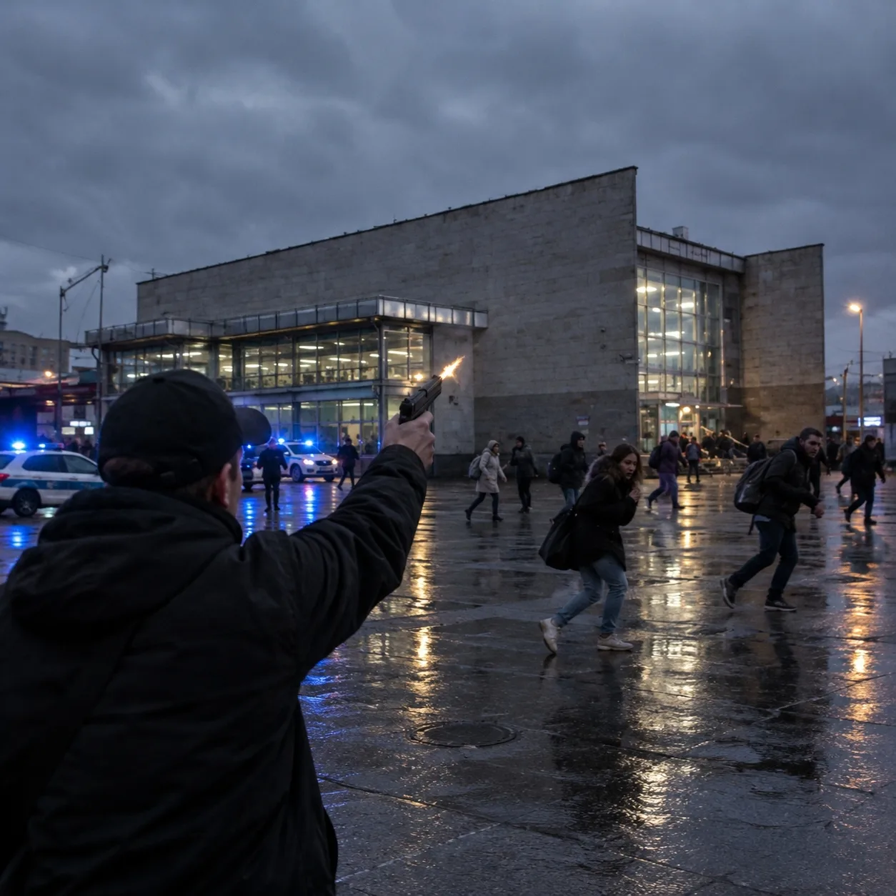 Мужчина ради развлечения открыл огонь по людям у метро «Улица Дыбенко»