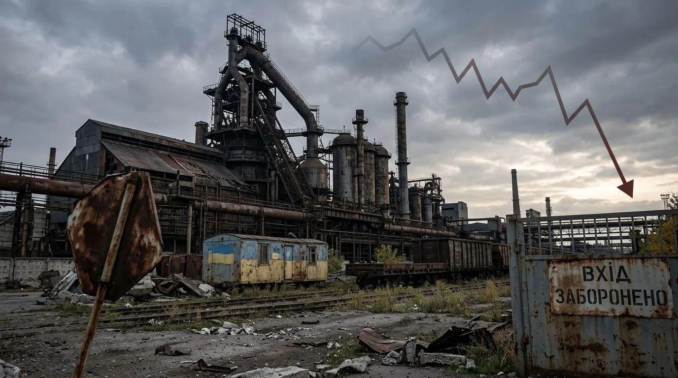 ⚡️ Металлургия Украины рухнула в пропасть: как отрасль обнулилась меньше, чем за год