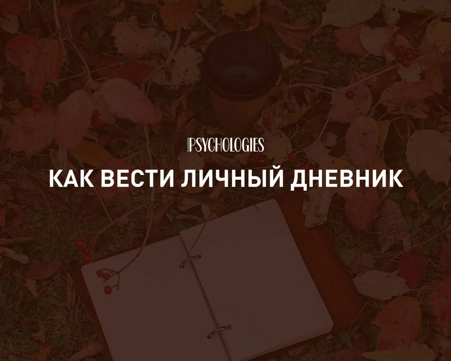 📝 По стопам Бриджит Джонс: как вести личный дневник