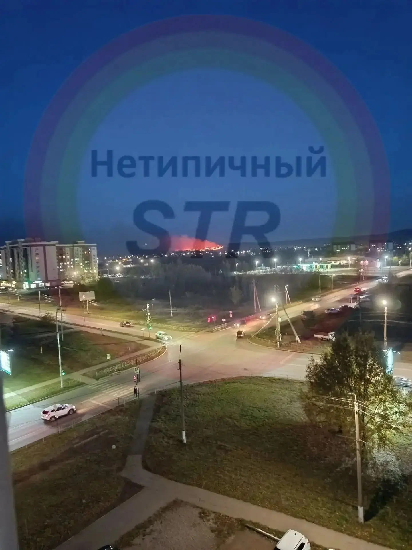 ❗️ Прямо сейчас в Башкирии разгорается сильный лесной пожар