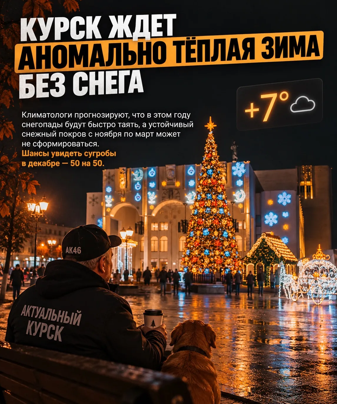 АНОМАЛЬНО ТЁПЛАЯ ЗИМА БЕЗ СНЕГА в этом году ждёт россиян — об этом предупреждают климат...