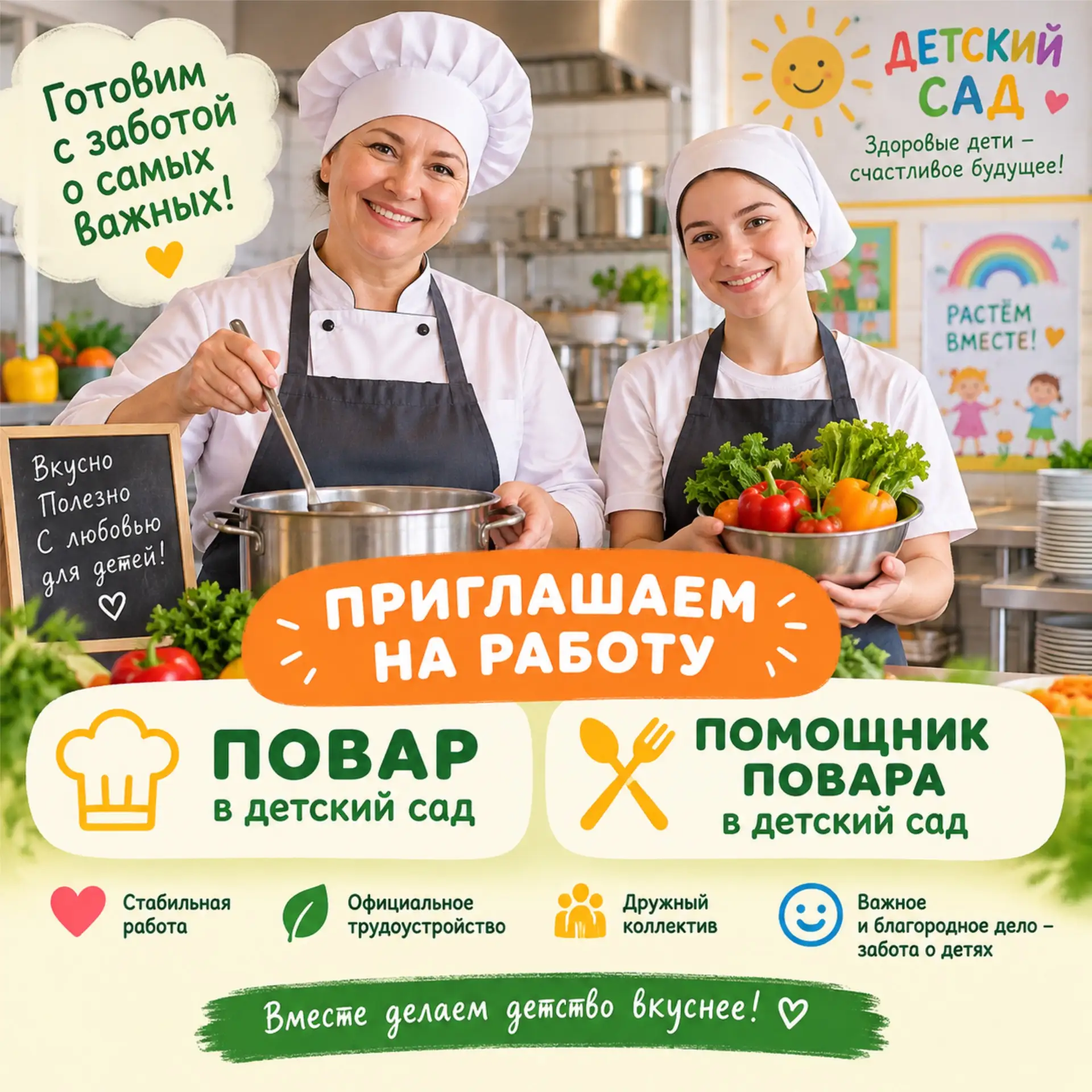 Открыты вакансии!