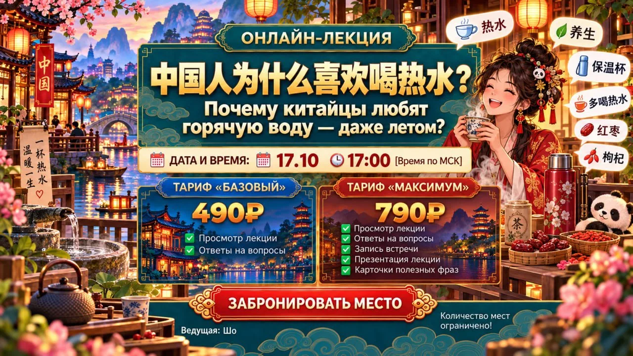 ♨️ Почему китайцы так любят горячую воду?