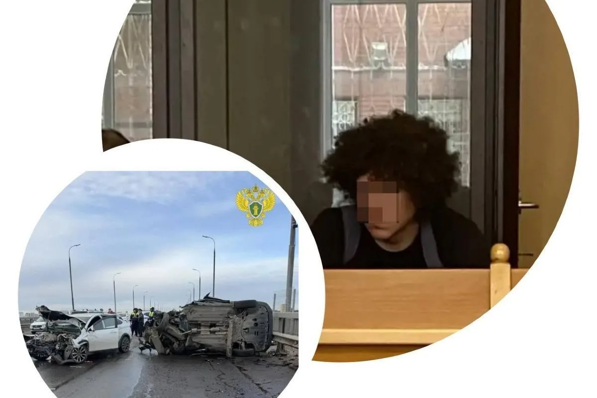 Опубликовано фото виновника аварии на Солотчинском мосту