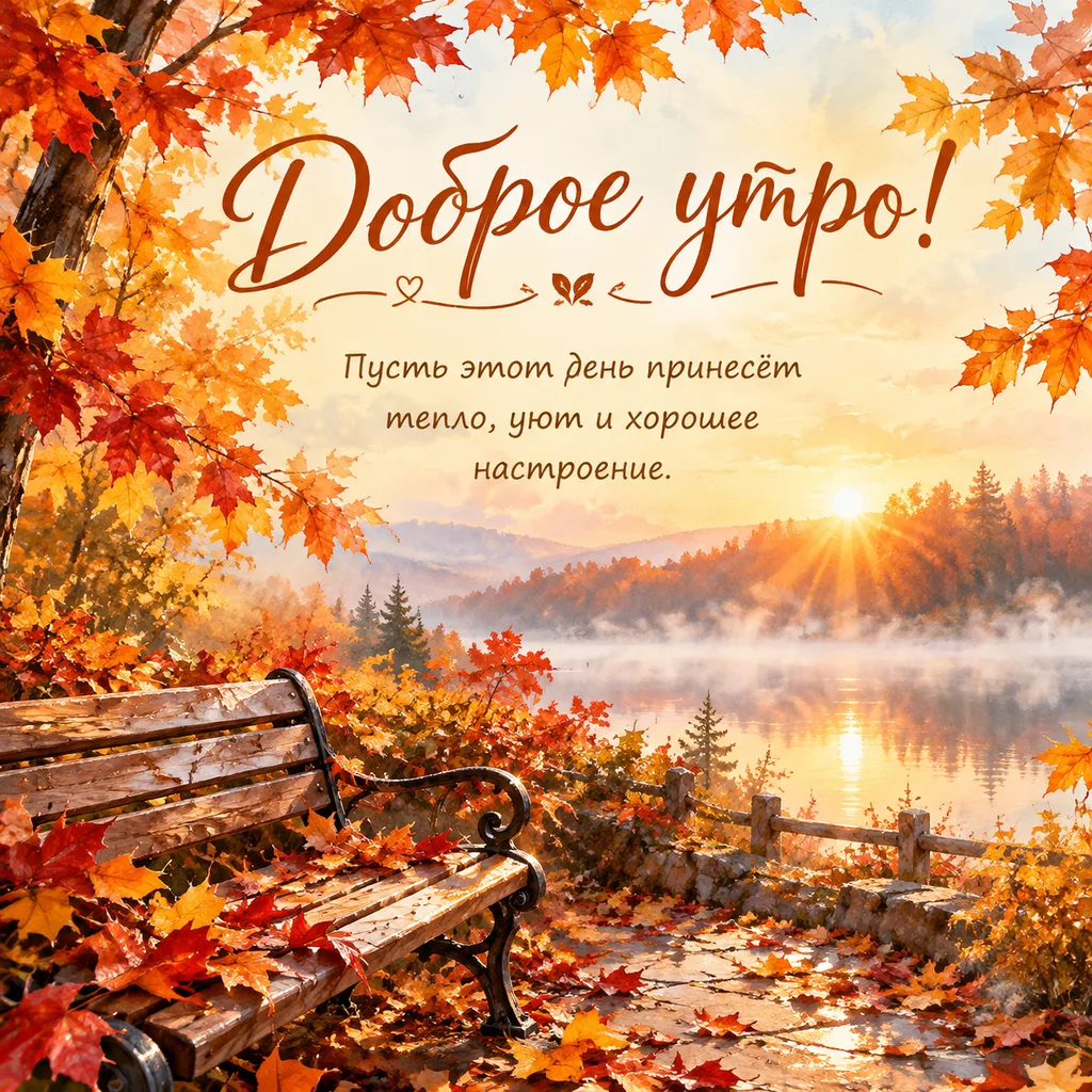 🍂☀️ Доброе осеннее утро, дорогие друзья! ☀️🍂